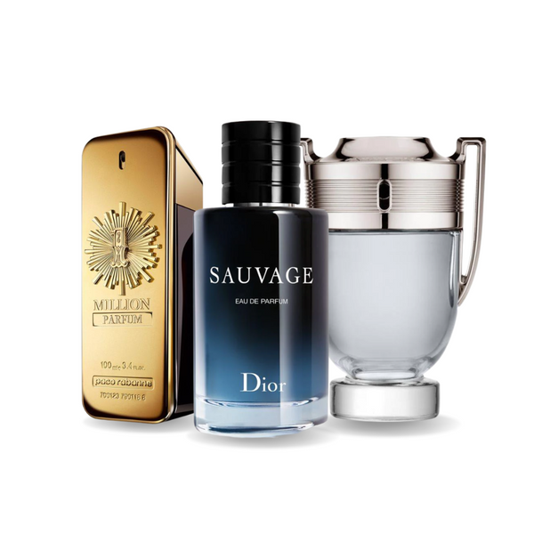 Paco Rabanne One Million, Dior Sauvage, Paco Rabanne Invictus 100ml